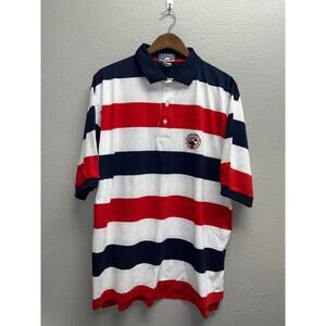 Vintage United States Open Pebble Beach Polo Shirt US Multicolor Striped 90s XL